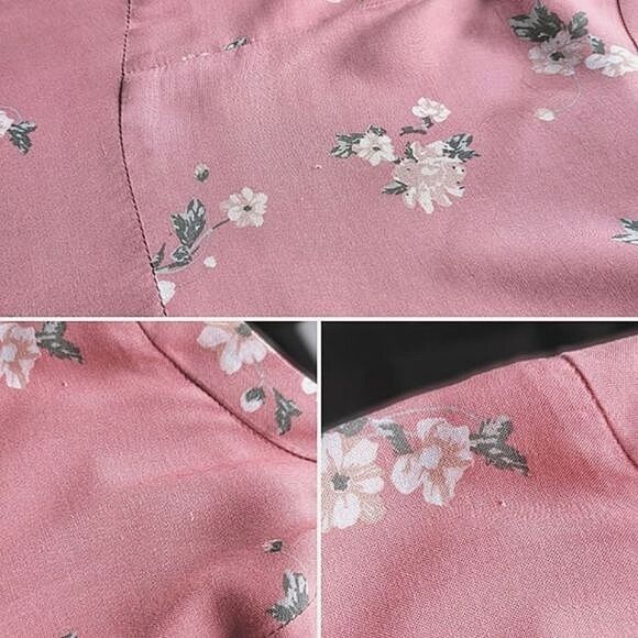 NWT Miss Shop rose pink floral mini summer dress AU 12 / US 8 - Picture 13 of 14